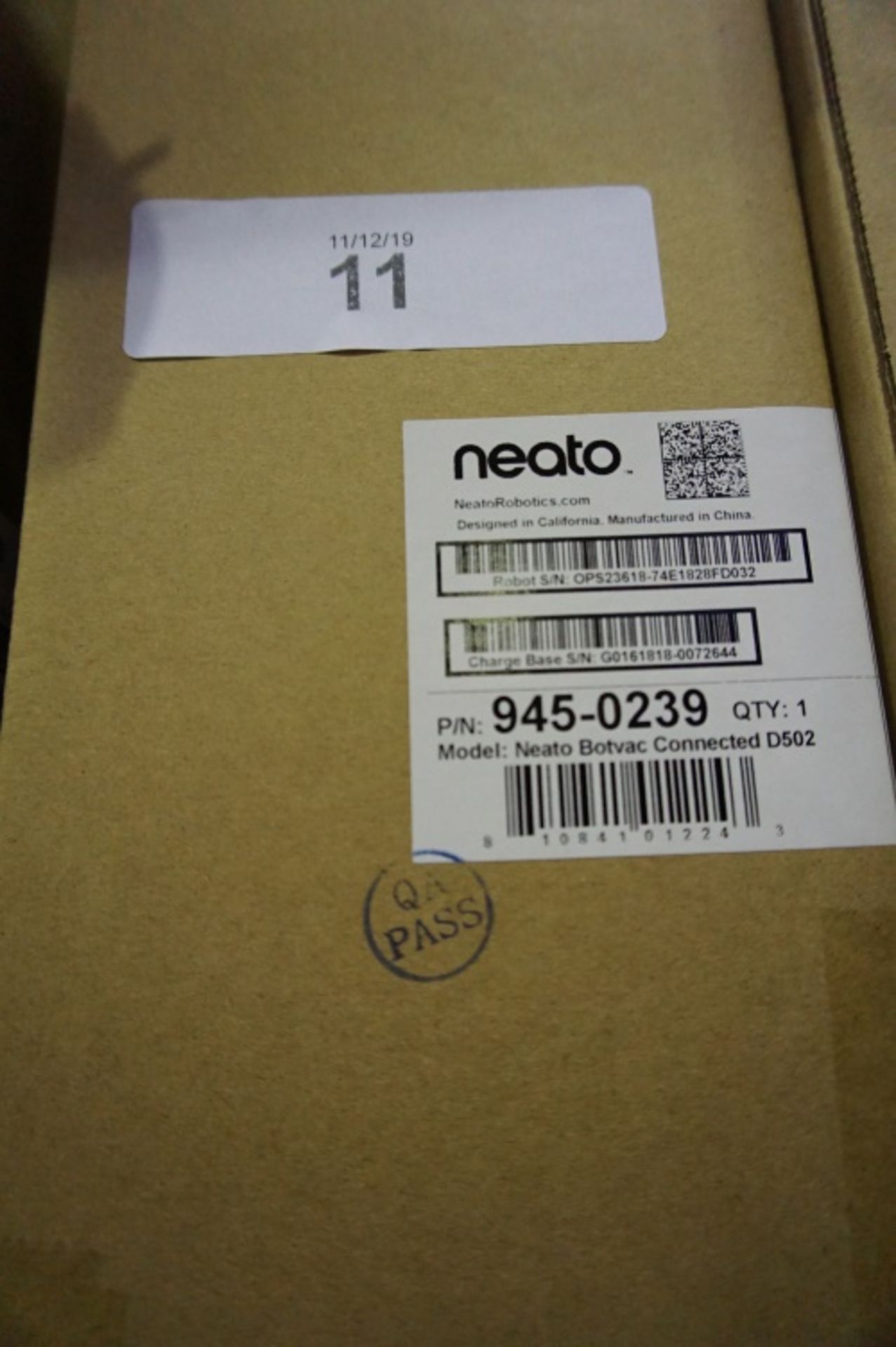 1 x Neato Botvac Connected D502 robotic vacuum - Sealed new (esb1)