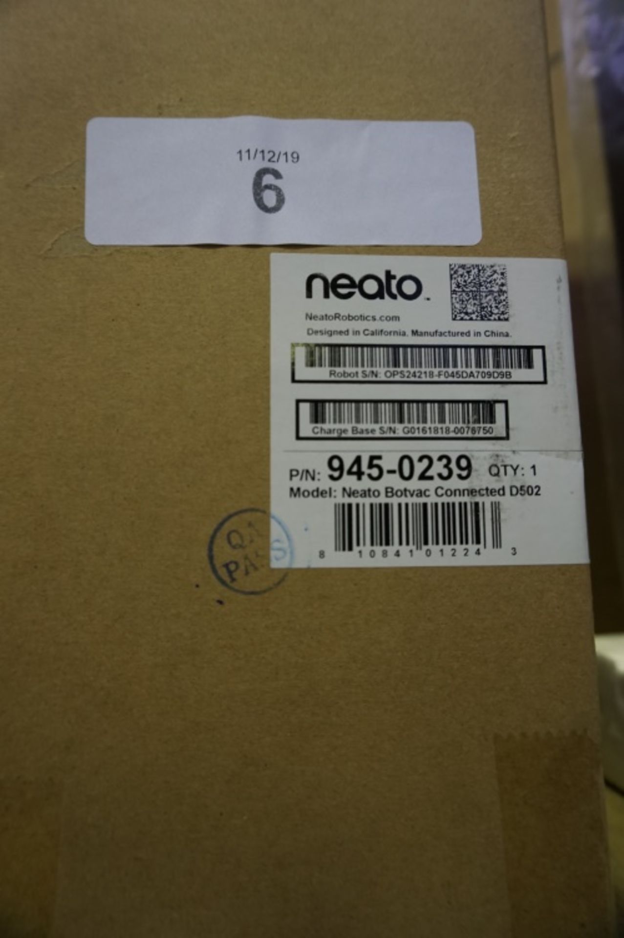 1 x Neato Botvac Connected D502 robotic vacuum - Sealed new (esb1)