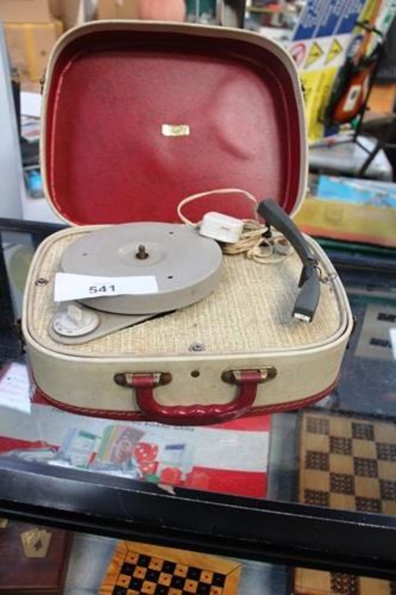 1950's Fidelity portable record player, model HF22, 240V, untested - Second-hand (CC1) - Image 2 of 2