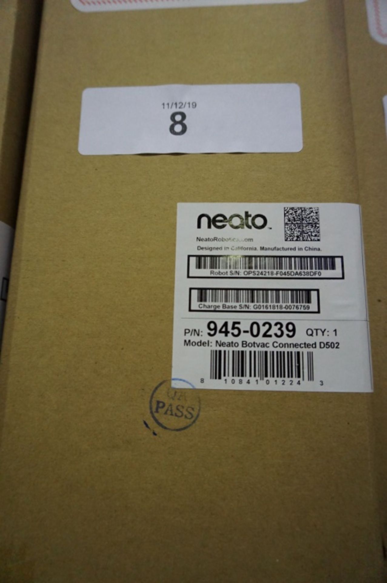 1 x Neato Botvac Connected D502 robotic vacuum - Sealed new (esb1)