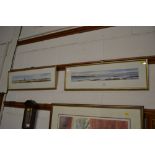 Katie Millard, pair of gilt framed watercolour lan