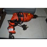 A Black & Decker electric drill