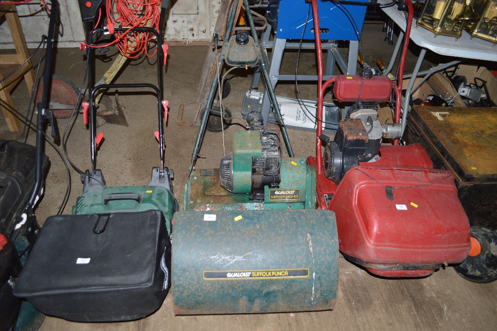 A Qualcast Suffolk Punch cylinder mower