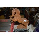 A cast metal Marly horse (99)