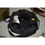 A pair Chinon binoculars and carrying case