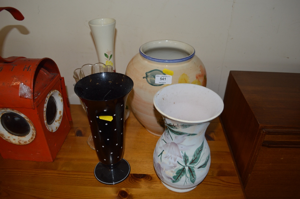 Five various vases
