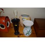 Five various vases