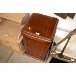 A Victorian mahogany pot cupboard