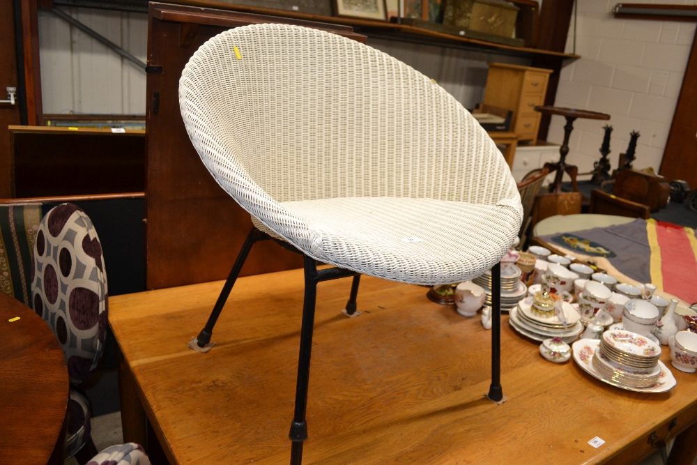 A Lloyd Loom chair