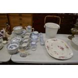 A quantity of "Old Chelsea" tea and dinnerware; to