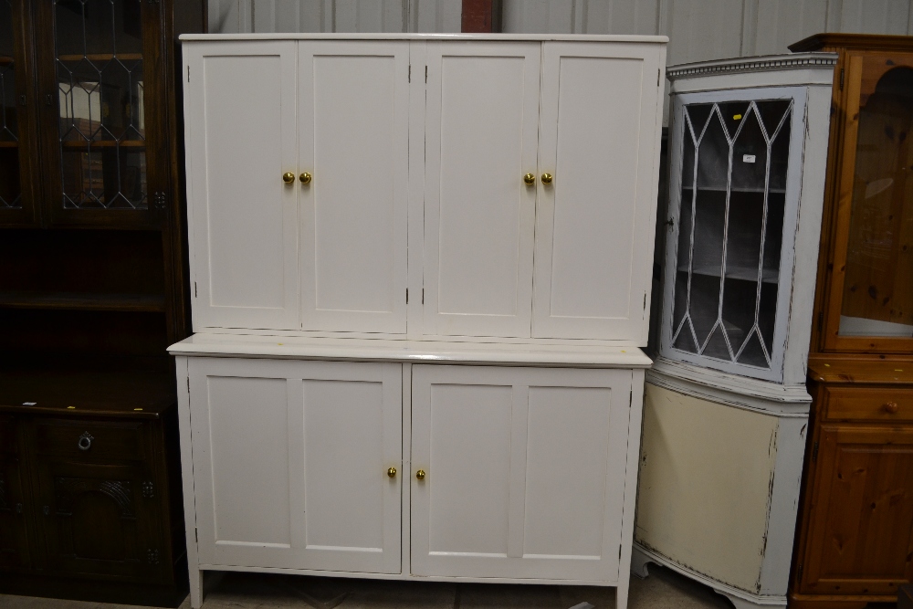 A large white painted cupboard