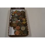 A tray of various old coinage