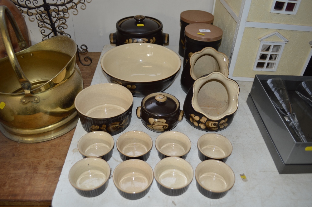 A quantity of Denby stoneware china to include sto