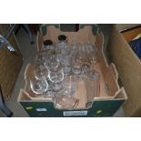 A box of glassware