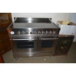 A Britannia stainless steel electric range cooker