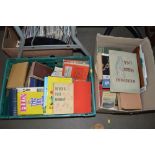 Two boxes of books