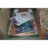 A box containing Aldeburgh festival magazines and