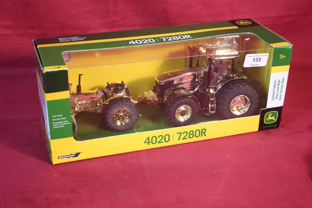 Britains John Deere 4020/7280R Tractor Gold Set 1:*