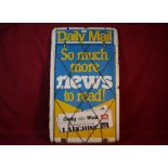 A Daily Mail newspaper sign