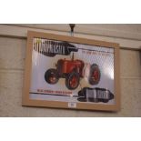 A David Brown Cropmaster A3 print in frame*
