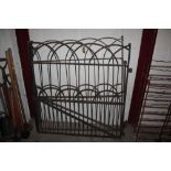 A pair of metal gates