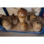 A quantity of stoneware bottles "Bullard & Sons Lt