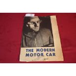A Vintage Shell 1930s Modern Motor Car A3 book*