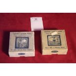 Two boxes of coloured Magic Lantern slides, Ali Ba