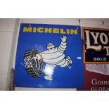 A "Michelin" advertising tyre sign, 29" x 29" approx.