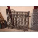 A large pair of heavy duty ornate gates AF