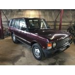Range Rover Classic 300 TDi Vogue SE 2.5 Manual. 1994. Registration L393 SNW. Mileage showing 176,