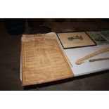 A framed print of a 1904 De Dion Bouton 8 car and