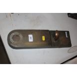 A metal door lock by Parker, Winder & Achurch of Bi