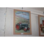 A Fordson Major A3 print in frame*