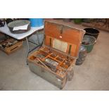A large carpenter's tool chest and contents of too