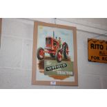 A Nuffield Universal A3 print in frame*