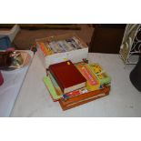 A quantity of children's books and games and a fl