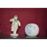 A Royal Doulton figure of The Snowman and a snowma