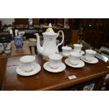 A quantity of Royal Albert Val Dor coffee ware