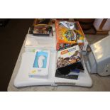A quantity of mostly Nintendo Wii accessories