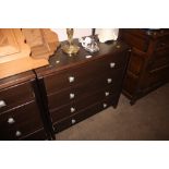 A modern chest fitted four drawers