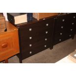 A modern chest fitted four drawers
