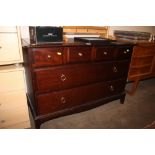 A Stag chest fitted four short over two long drawe