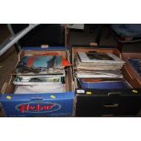 Two boxes of LPs