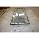 A large oblong mirror