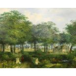 William Henry Crome, (1806-1873), "Near Woodbridge, Suffolk", signed oil on panel, 58cm x 73cm