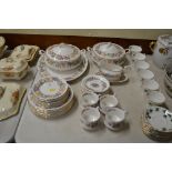 A quantity of Paragon dinnerware, tea cups and sau