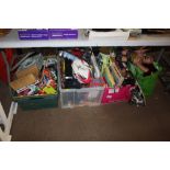 A large quantity of children's toys and games etc