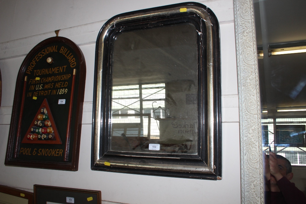 A 19th Century plaster framed mirror