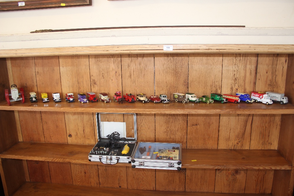 A quantity of die-cast toys